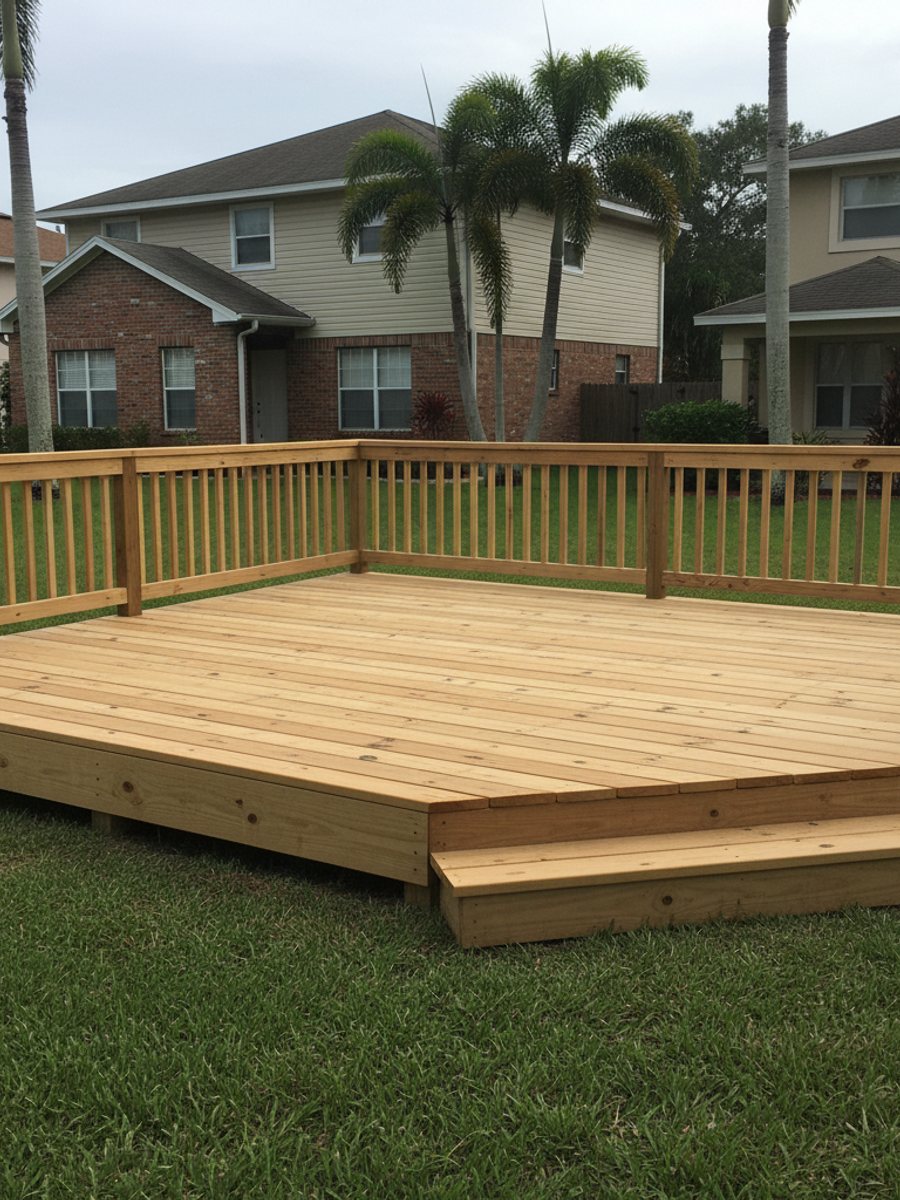 Screened-In Deck & Porch Construction completed by Western Deck Company in Clermont, FL