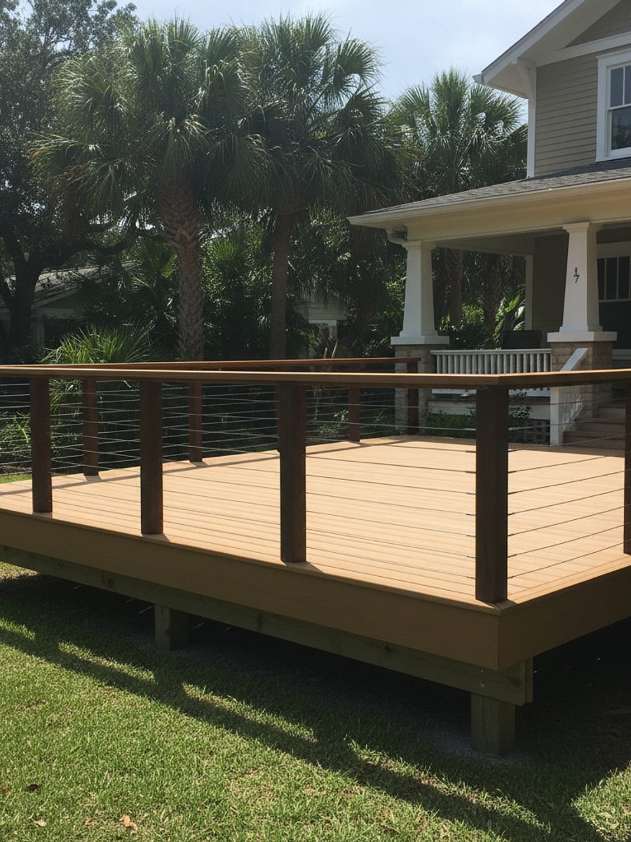 Composite Decking Installation completed by Western Deck Company in Kissimmee, FL