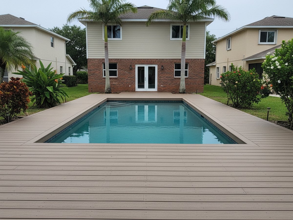 Composite Decking Installation completed by Western Deck Company in Davenport, FL